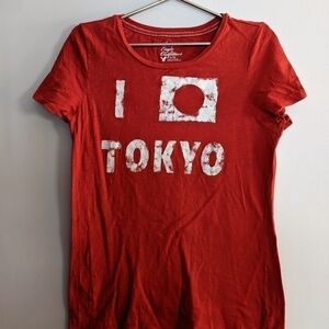 𝅺American Eagle Outfitters I 🇯🇵Tokyo T-shirt XL Red